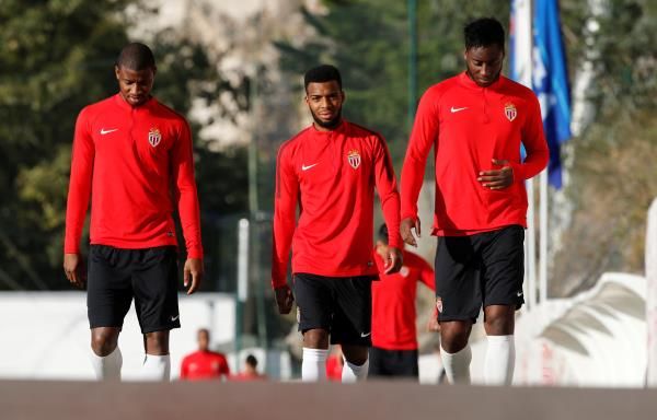 ليمار مع لاعبي موناكو