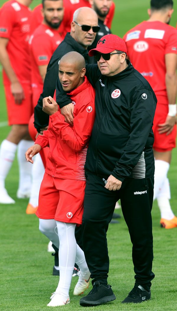 معلول مع الخزري في تدريبات تونس