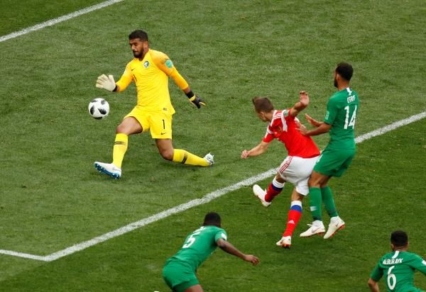 لقطة من المباراة