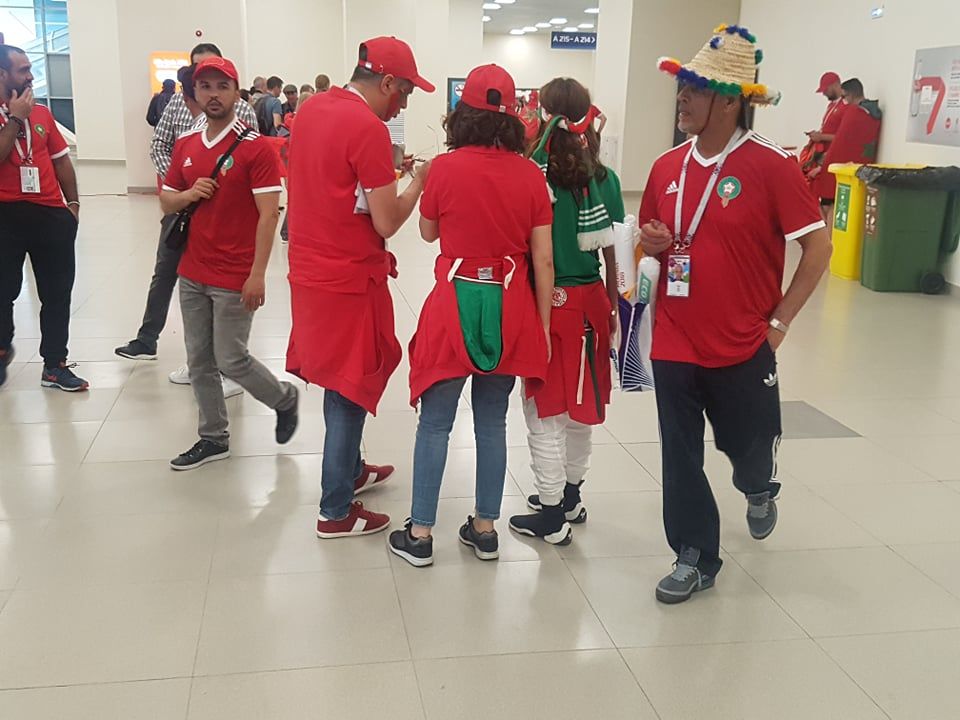 جانب من الجماهير عقب المباراة