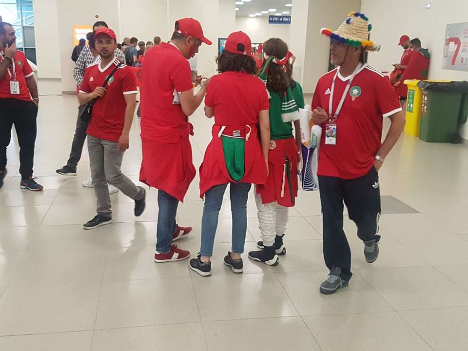 جانب من الجماهير عقب المباراة