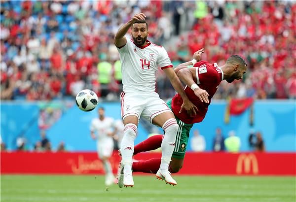 لقطة من المباراة