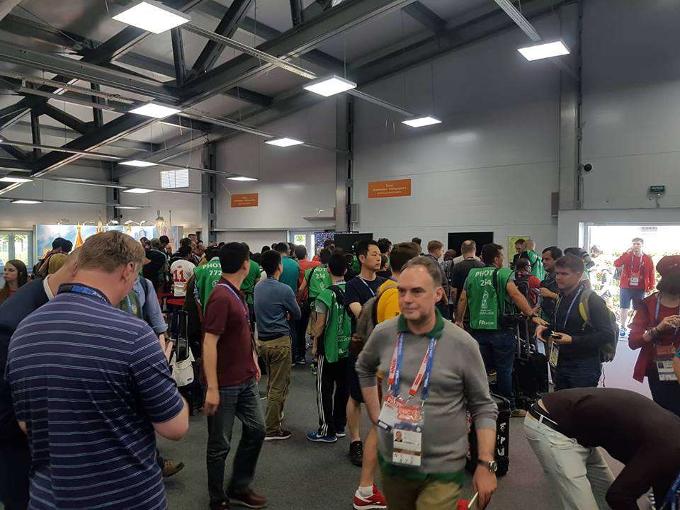 إقبال إعلامي كبير على المباراة