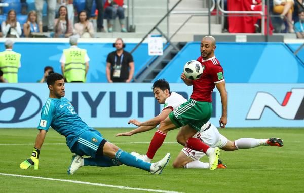 جانب من لقاء المغرب وإيران