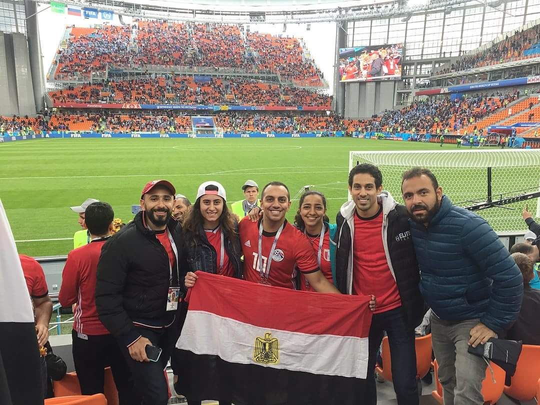 أبطال الإسكواش المصري في روسيا