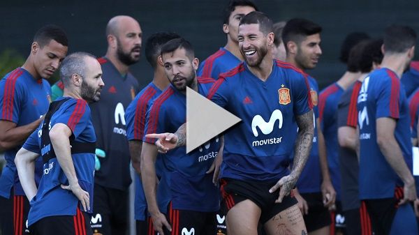 من تدريبات إسبانيا