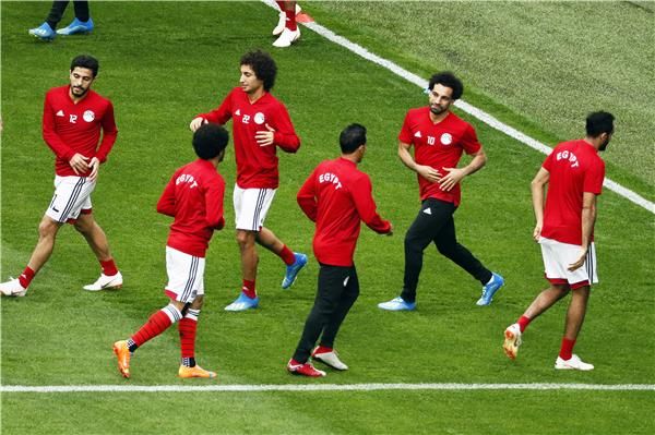 عودة محمد صلاح للتدريبات