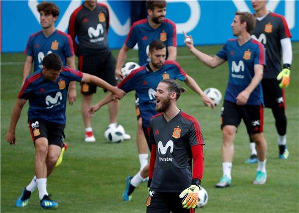 لاعبو إسبانيا