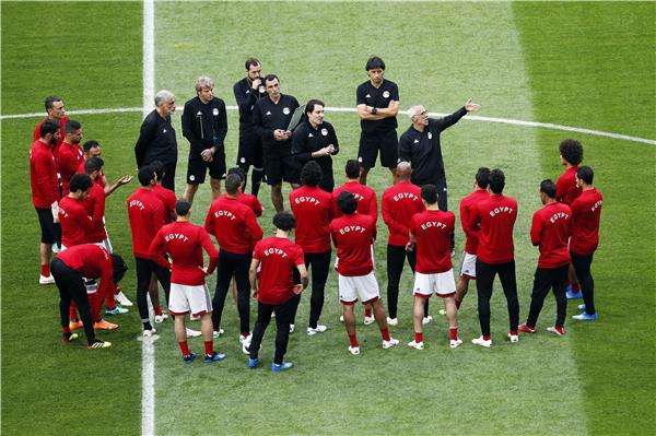 لاعبو منتخب مصر