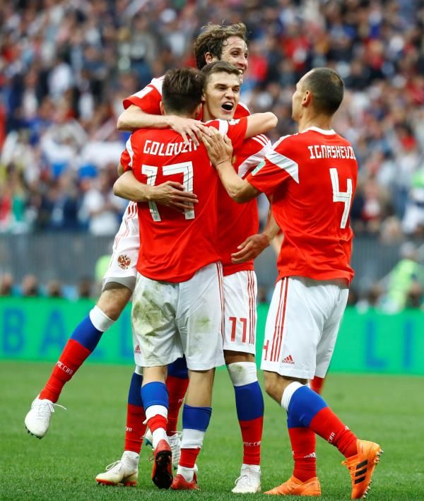 لاعبو روسيا