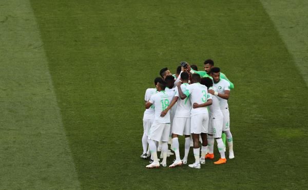 لاعبو المنتخب السعودي 