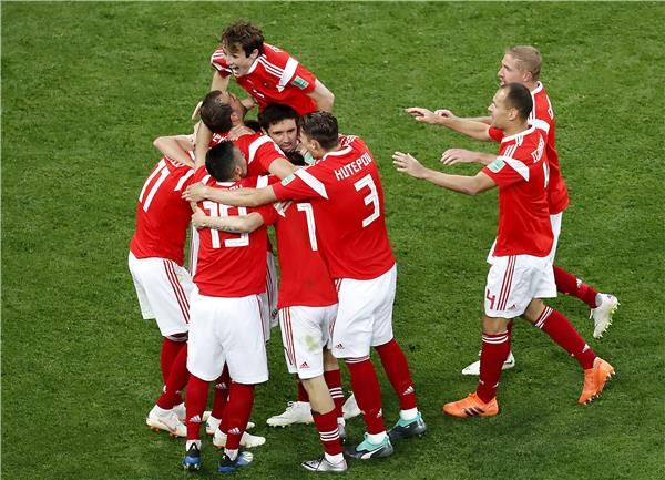 لاعبو روسيا