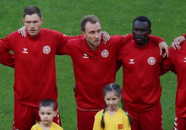 لاعبو المنتخب الدنماركي