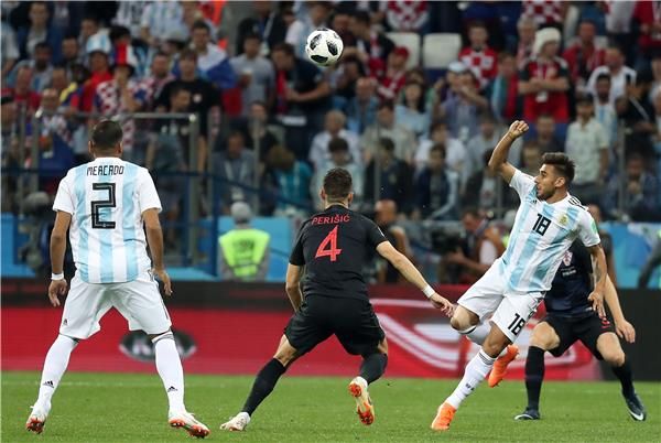 بيريسيتش من مباراة الأرجنتين