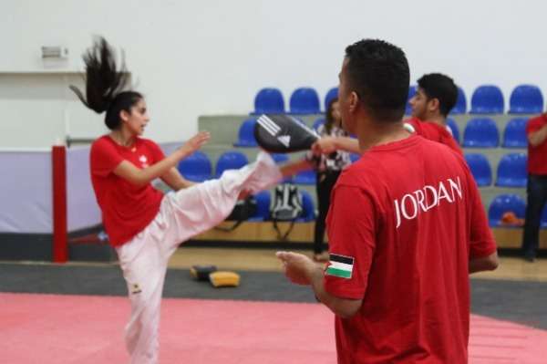 من تدريبات منتخب الأردن