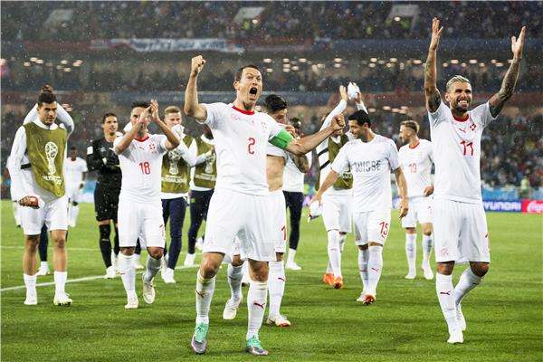 لاعبو سويسرا