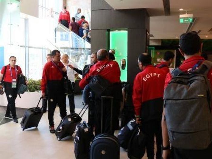 من وصول بعثة المنتخب