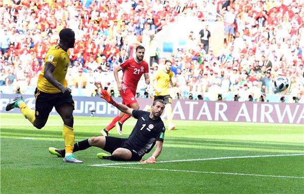 مباراة تونس وبلجيكا