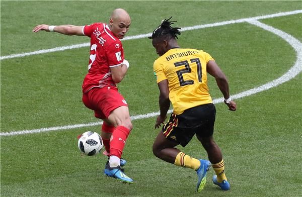 من لقاء تونس وبلجيكا