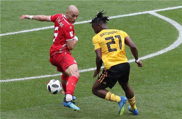 من لقاء تونس وبلجيكا