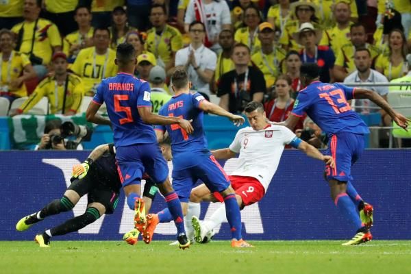 ليفاندوفسكي أمام كولومبيا