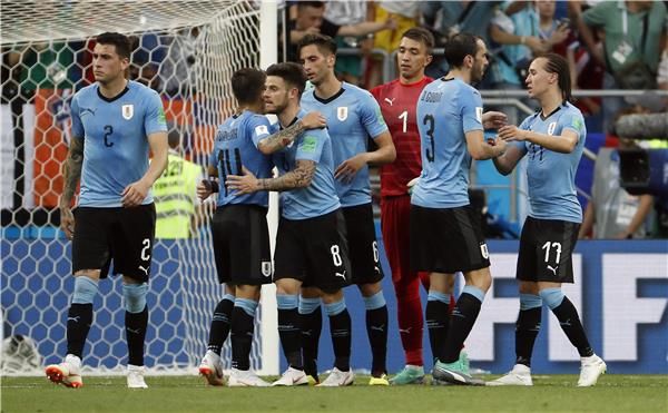 لاعبو أوروجواي