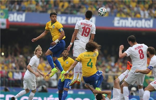 لقطة من المباراة