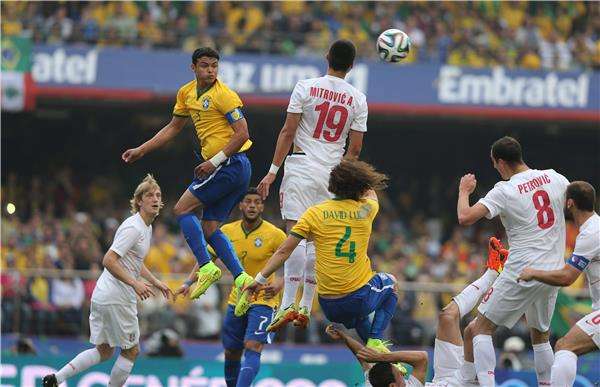 لقطة من المباراة