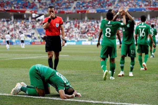 لاعبو المنتخب السعودي