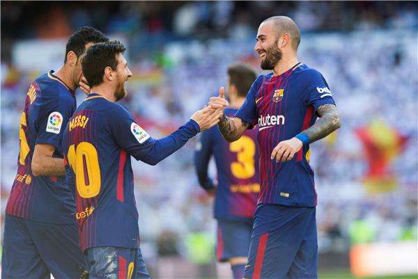 لاعبو برشلونة