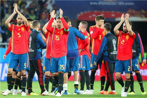 لاعبو منتخب إسبانيا