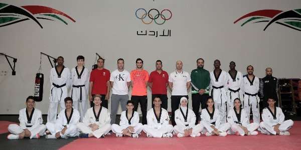 المنتخبان السعودي والأردني للتايكواندو