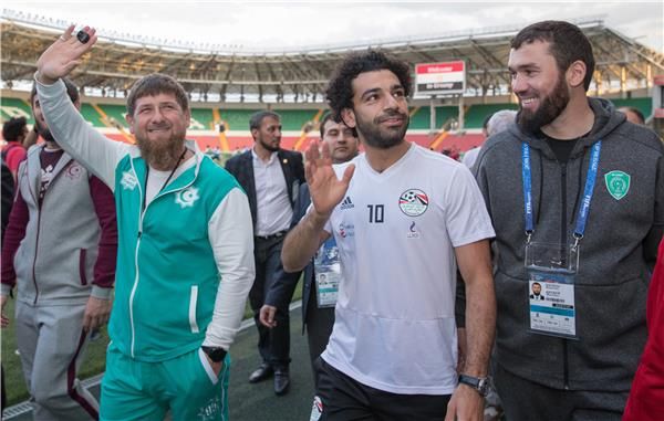 رمضان قديروف ومحمد صلاح
