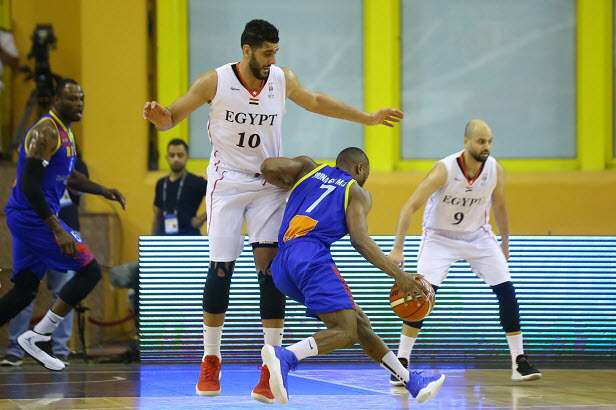 جانب من مباراة مصر والكونغو