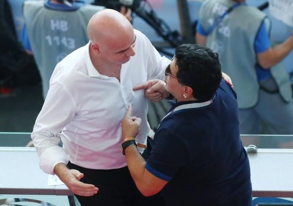 إنفانتينو ومارادونا