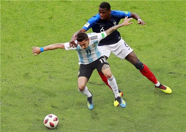 بول بوجبا من مباراة الأرجنتين