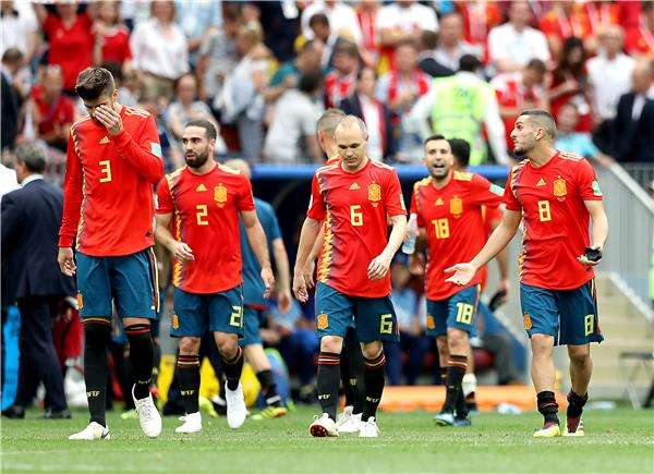 لاعبو إسبانيا