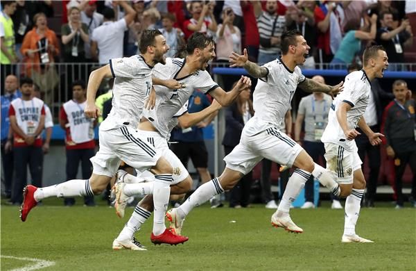 لاعبو روسيا