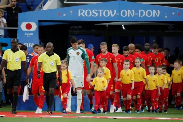 لاعبو بلجيكا 