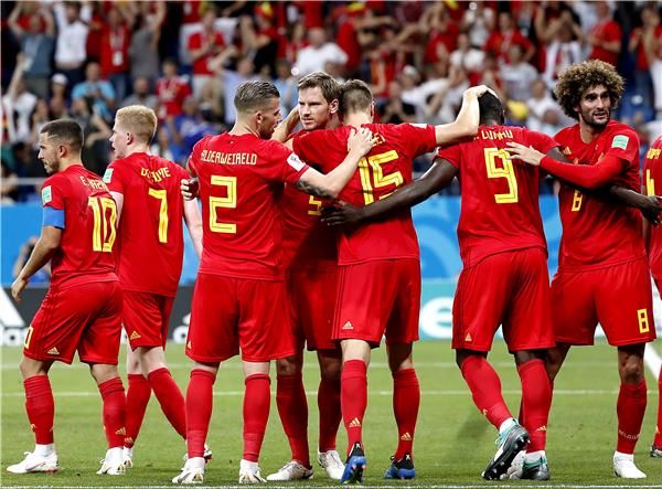 لاعبو منتخب بلجيكا