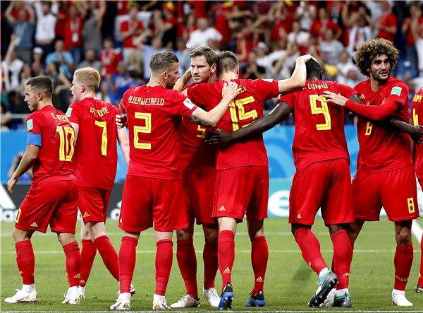 لاعبو منتخب بلجيكا