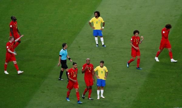 كوتينيو ومارسيلو وسط لاعبي بلجيكا