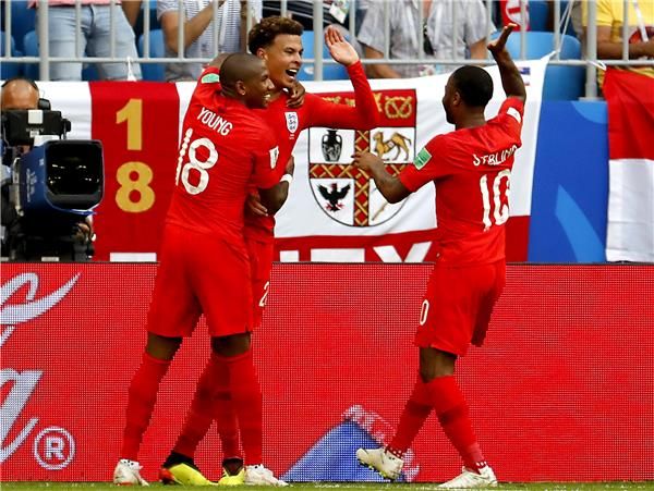 فرحة لاعبي إنجلترا