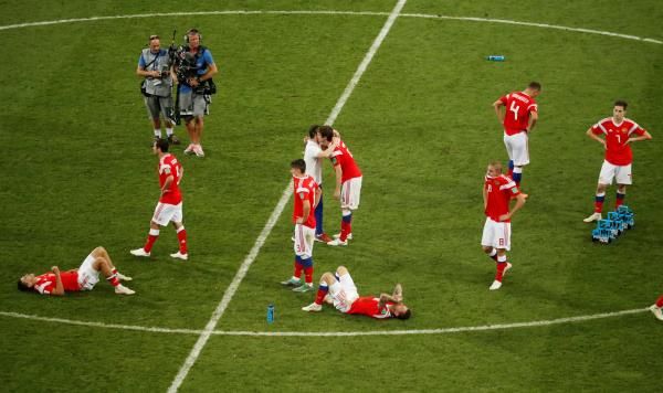 لاعبو منتخب روسيا