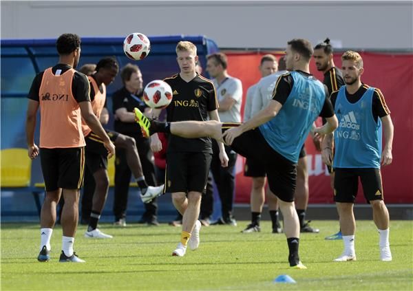 لاعبو بلجيكا