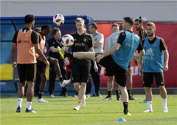 لاعبو بلجيكا