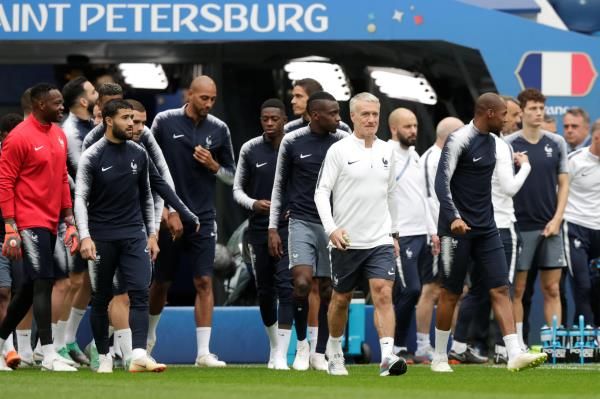 جانب من مران منتخب فرنسا