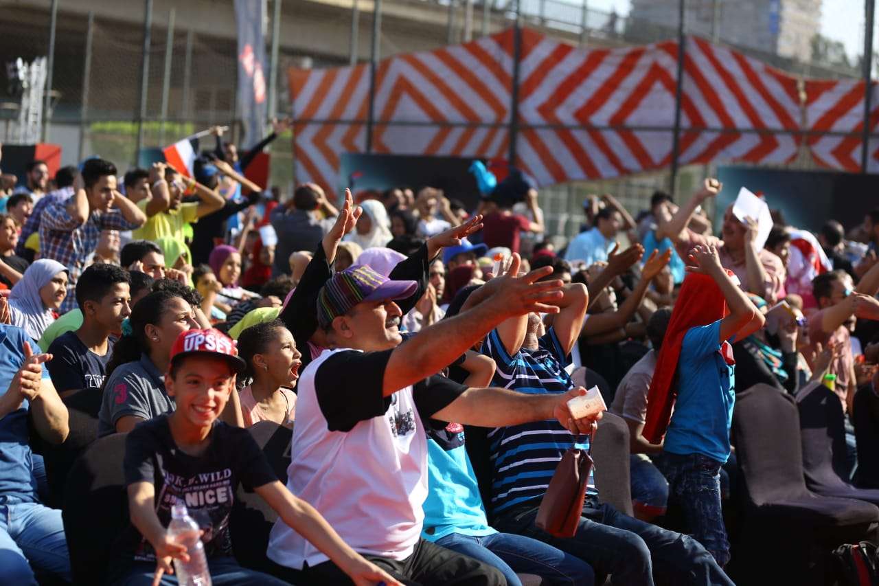 متابعة الجماهير المصرية لمباريات المونديال