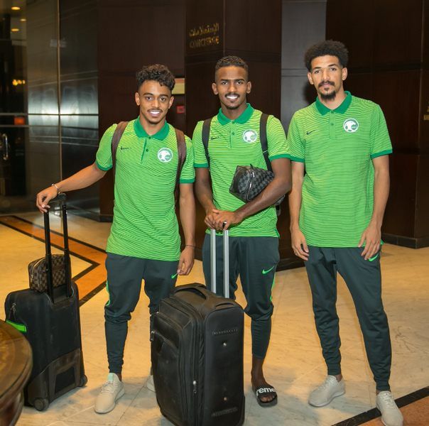 لاعبو الأولمبي السعودي