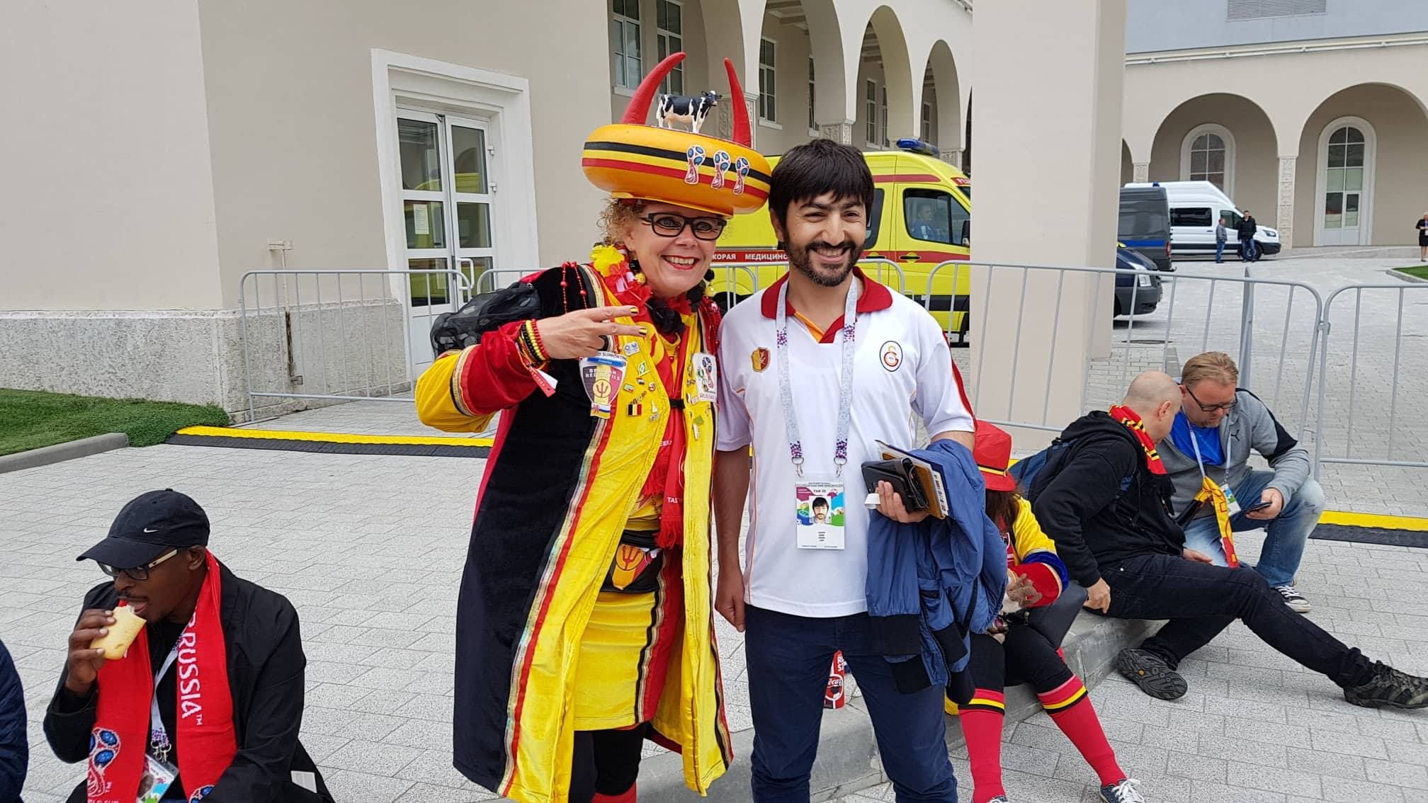 جماهير بلجيكا مفعمة بالتفاؤل